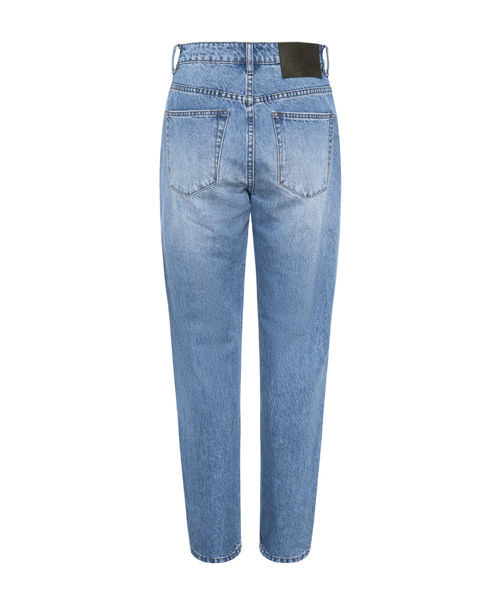 Awesome Baggies High Waist Straight Leg Denim Jeans | Ciao Blue