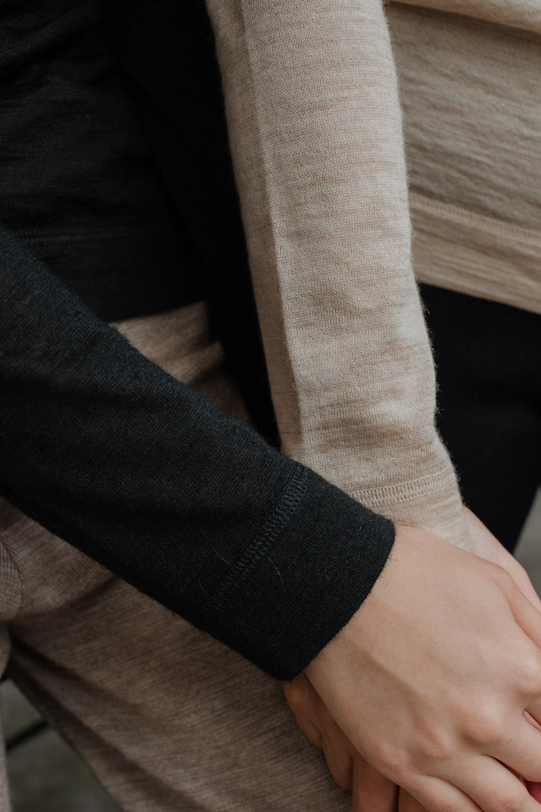 T Neck Pullover | Black