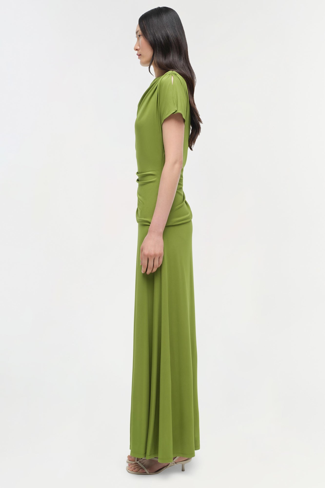 Womens | Shanelle Jersey Midi Dress | Kiwi