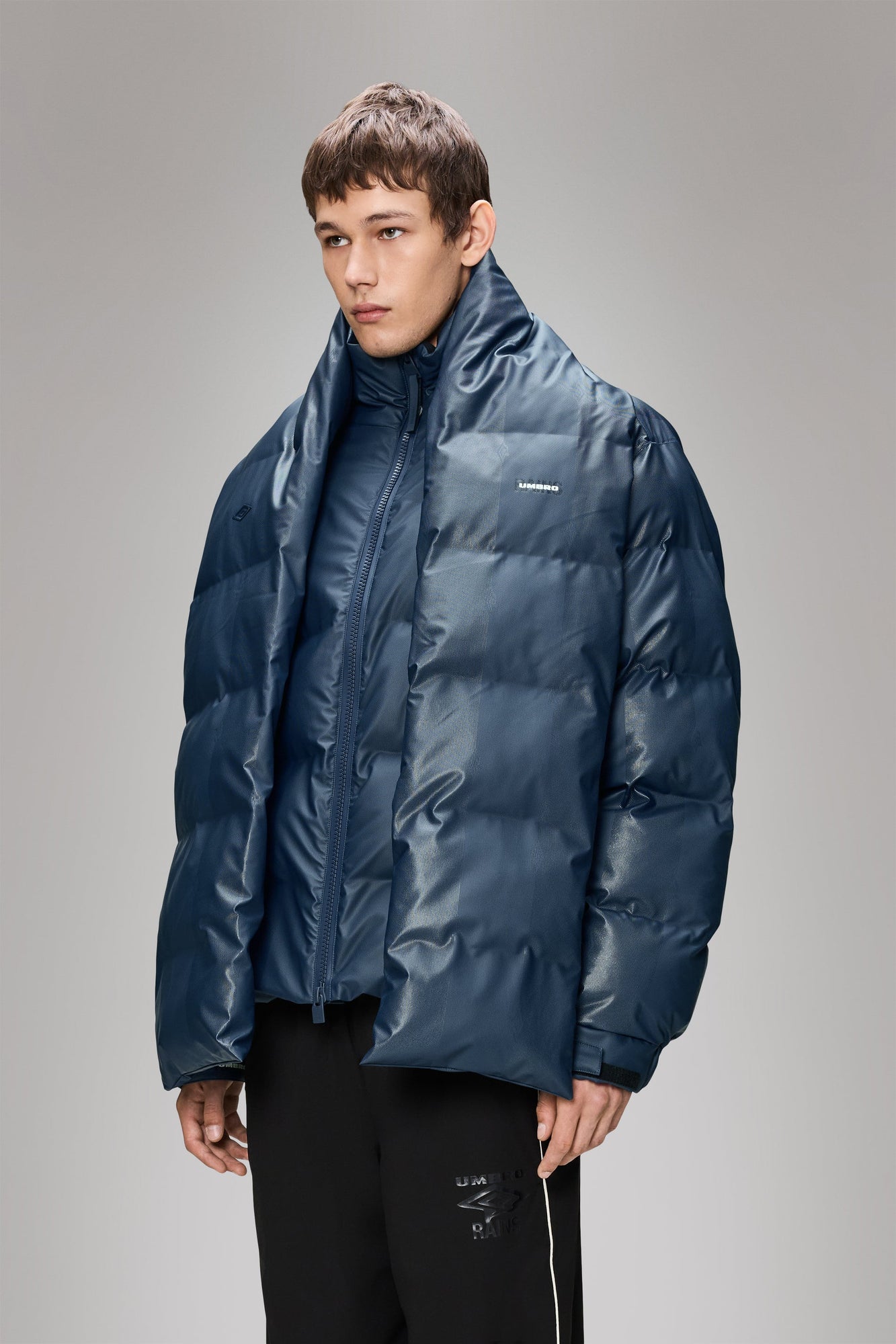 Rains Rains x Umbro Puffer Fan Jacket Major Blue Jacket