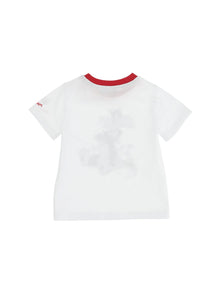 Boys | Sylvester Jersey T-Shirt | White/Red