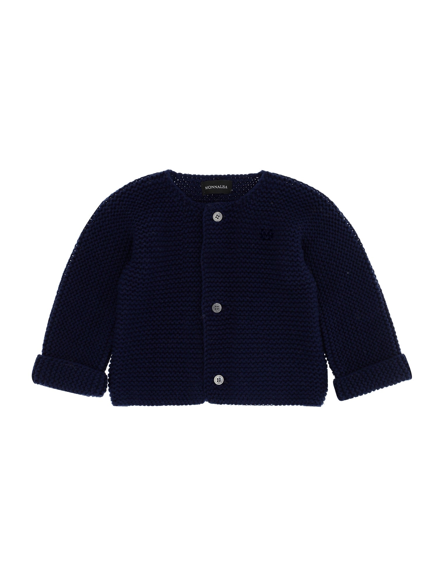 Boys | Tricot Cotton Cardigan | Navy Blue