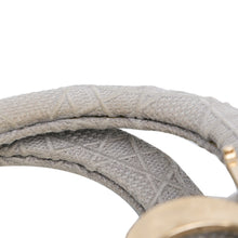 Dior | Pre-Owned Medium Canvas Cannage Lady D Lite - V | Gray/Light Gray