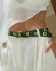 No. 2 Belt | Emerald-Gold