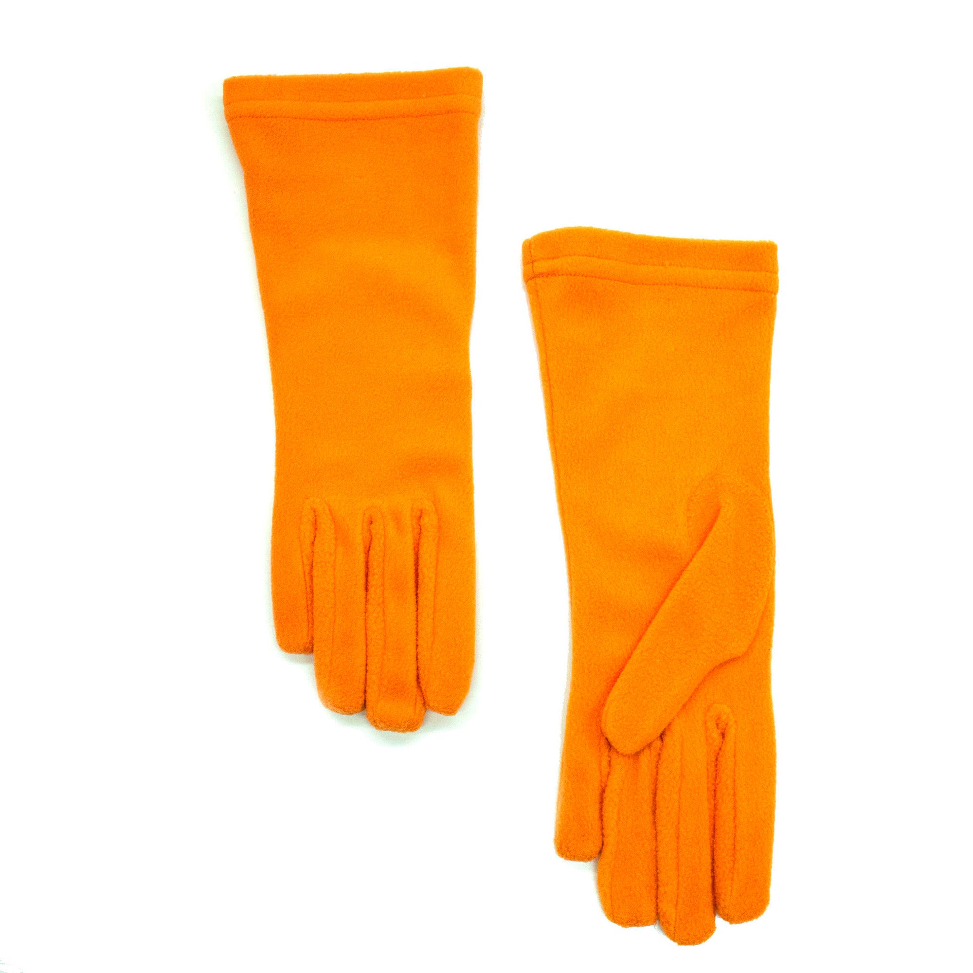 Womens | Techno Fleece Gloves | Orange