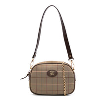 Burberry | Pre-Owned Vintage Check Canvas Crossbody | Brown