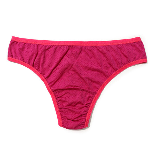 MoveCalm Natural Rise Thong | Summerplum/Morning Glory