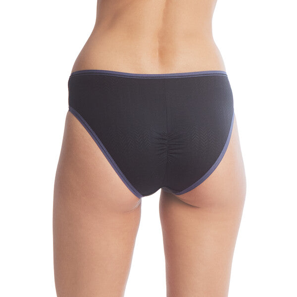 MoveCalm Rouched Brief | Black/Granite