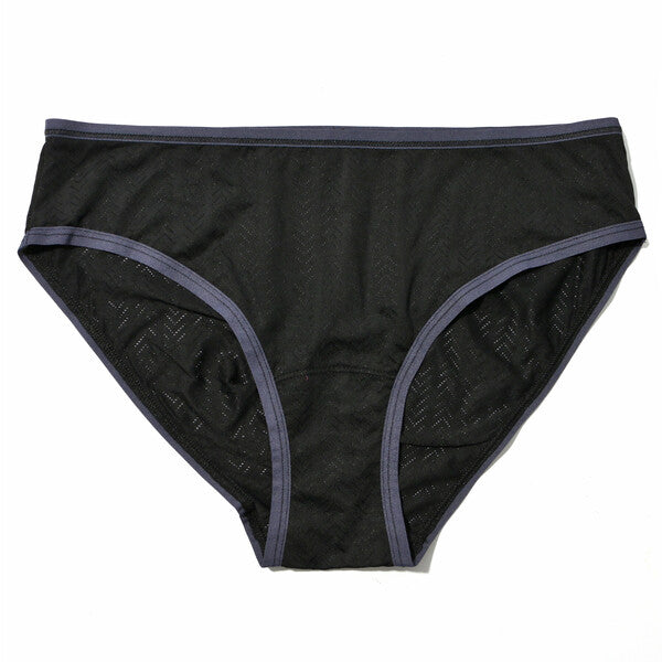 MoveCalm Rouched Brief | Black/Granite