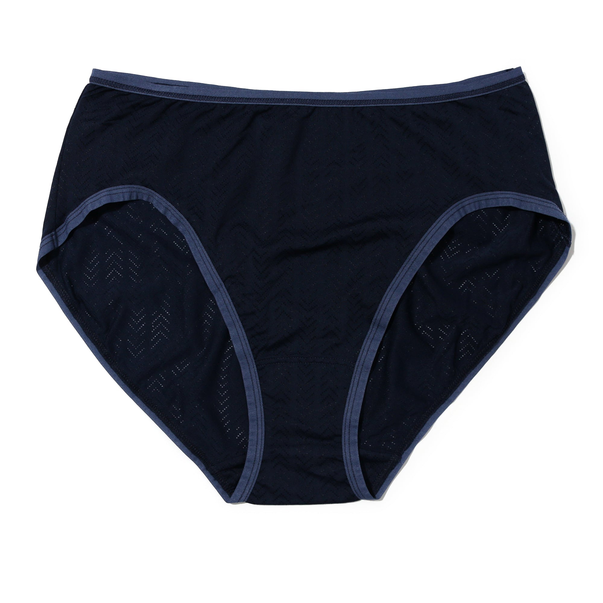 Movecalm High Waist Brief | Blackberry Crumble x Waterfall Blue