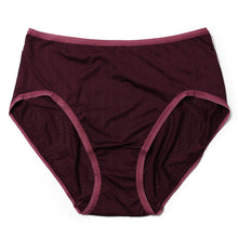 Movecalm High Waist Brief | Dreid Cherry x Damson Plum
