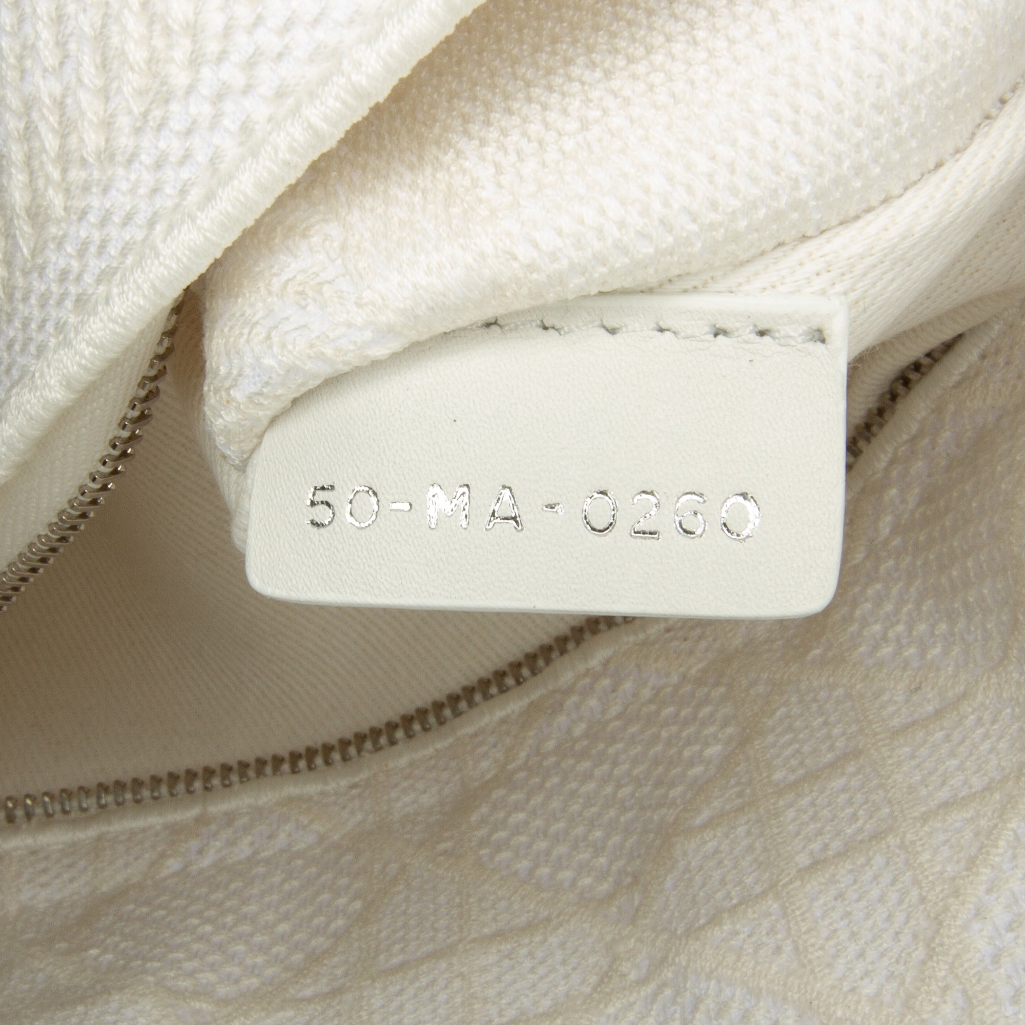 Dior | Pre-Owned Medium Canvas Cannage Lady D Lite - II | White