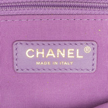 Chanel | Pre-Owned Small Quilted Caviar Chain Melody Flap | Purple