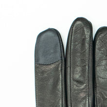 Tech Leather Gloves | Black