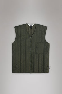 RAINS Banja Liner Vest Green Vest