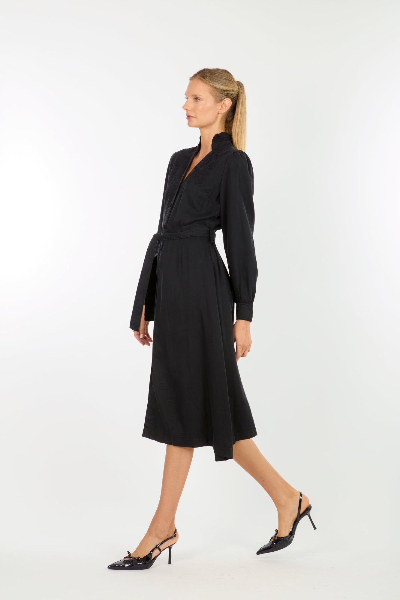 Kennedy Midi Dress | Black