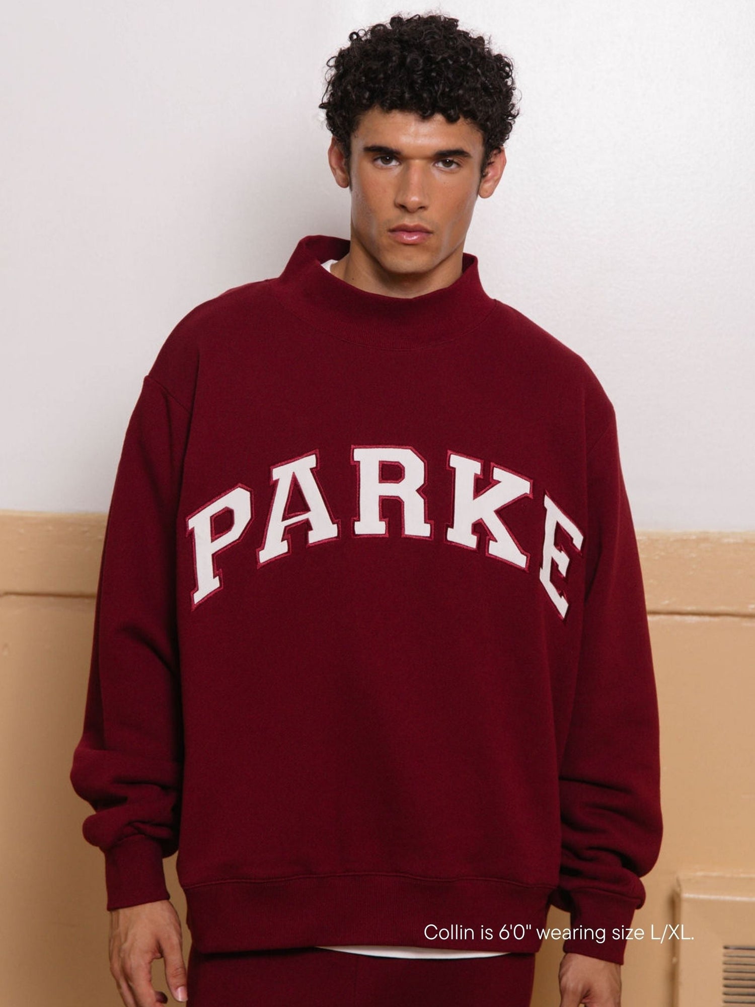 maroon + white