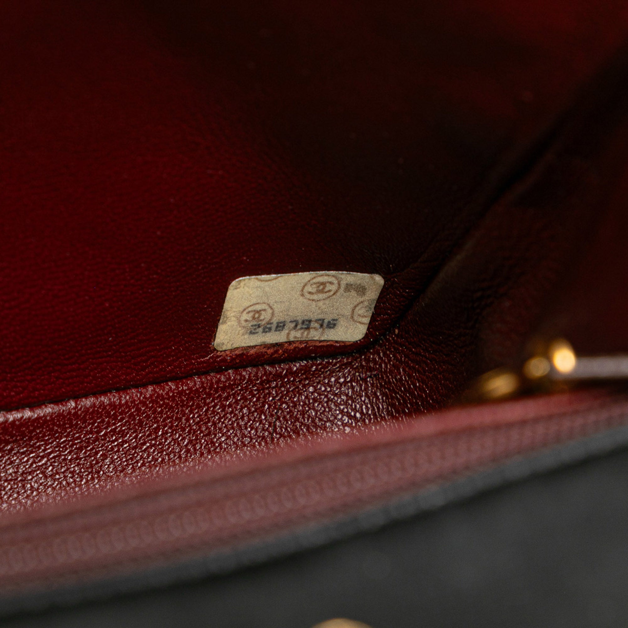 Chanel | Pre-Owned Small Square Quilted Lambskin Flap - I | Black