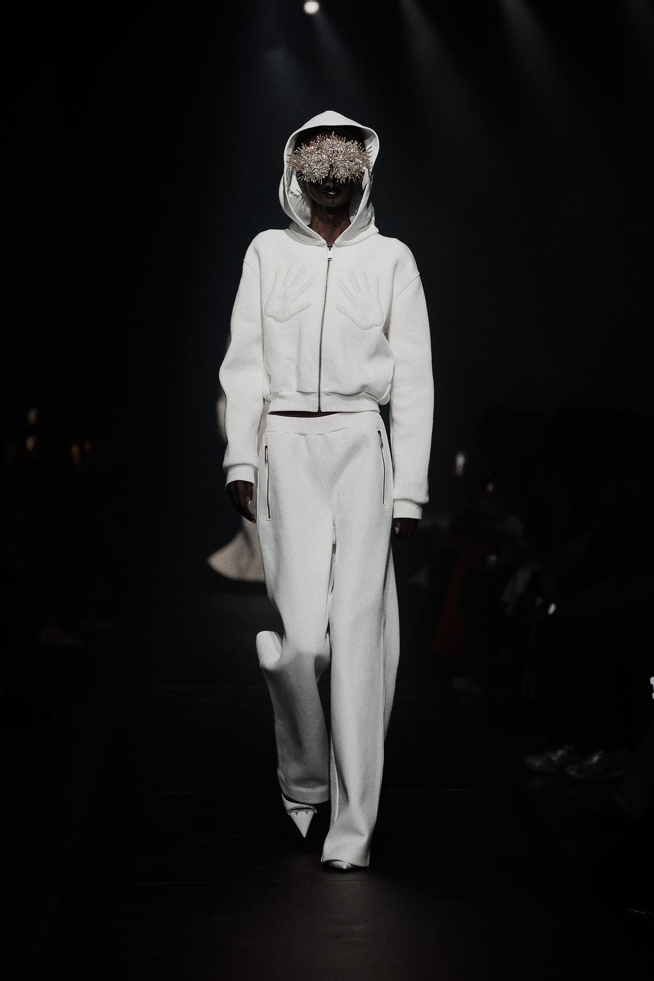 Embossed Handprint Sweatpant | Off White