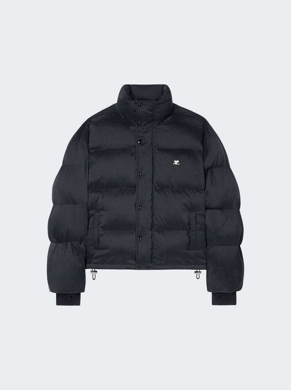 Men | Courrèges | Nylon Puffer Jacket Black