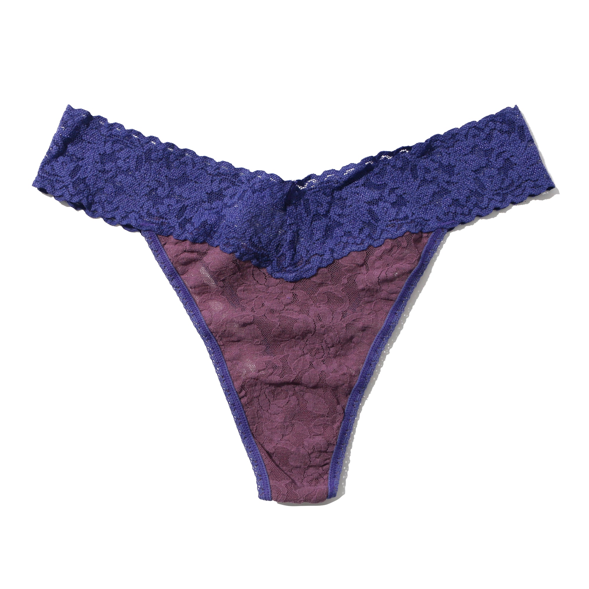 Signature Lace Original Rise Thong | Vapu/Purm