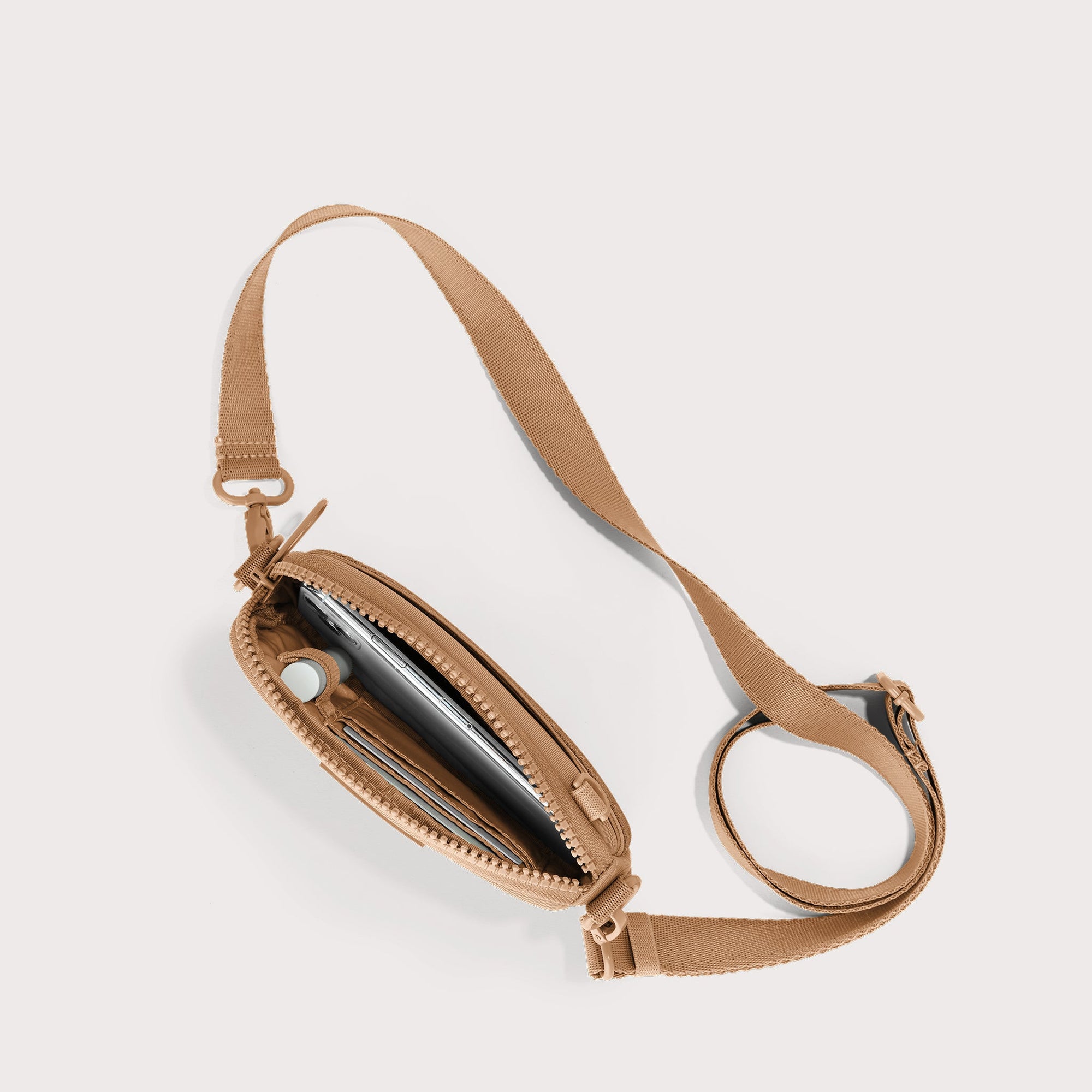 Mara Phone Sling | Camel | Neoprene | One Size