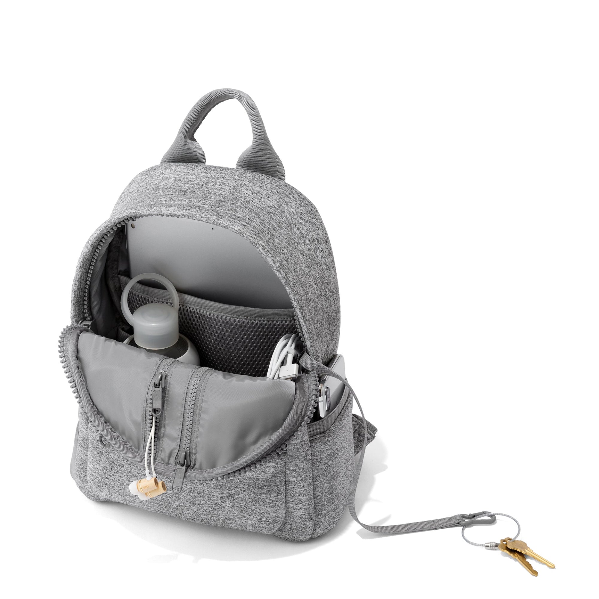 Dakota Backpack | Heather Grey | Neoprene | Small