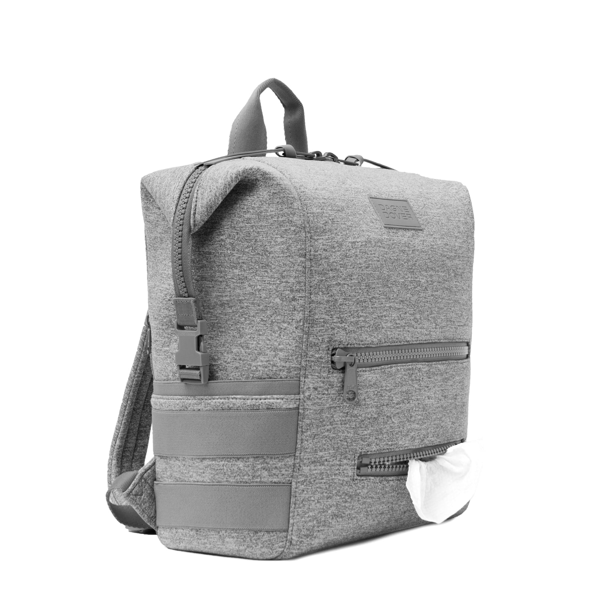 Indi Diaper Backpack | Heather Grey | Neoprene | Large