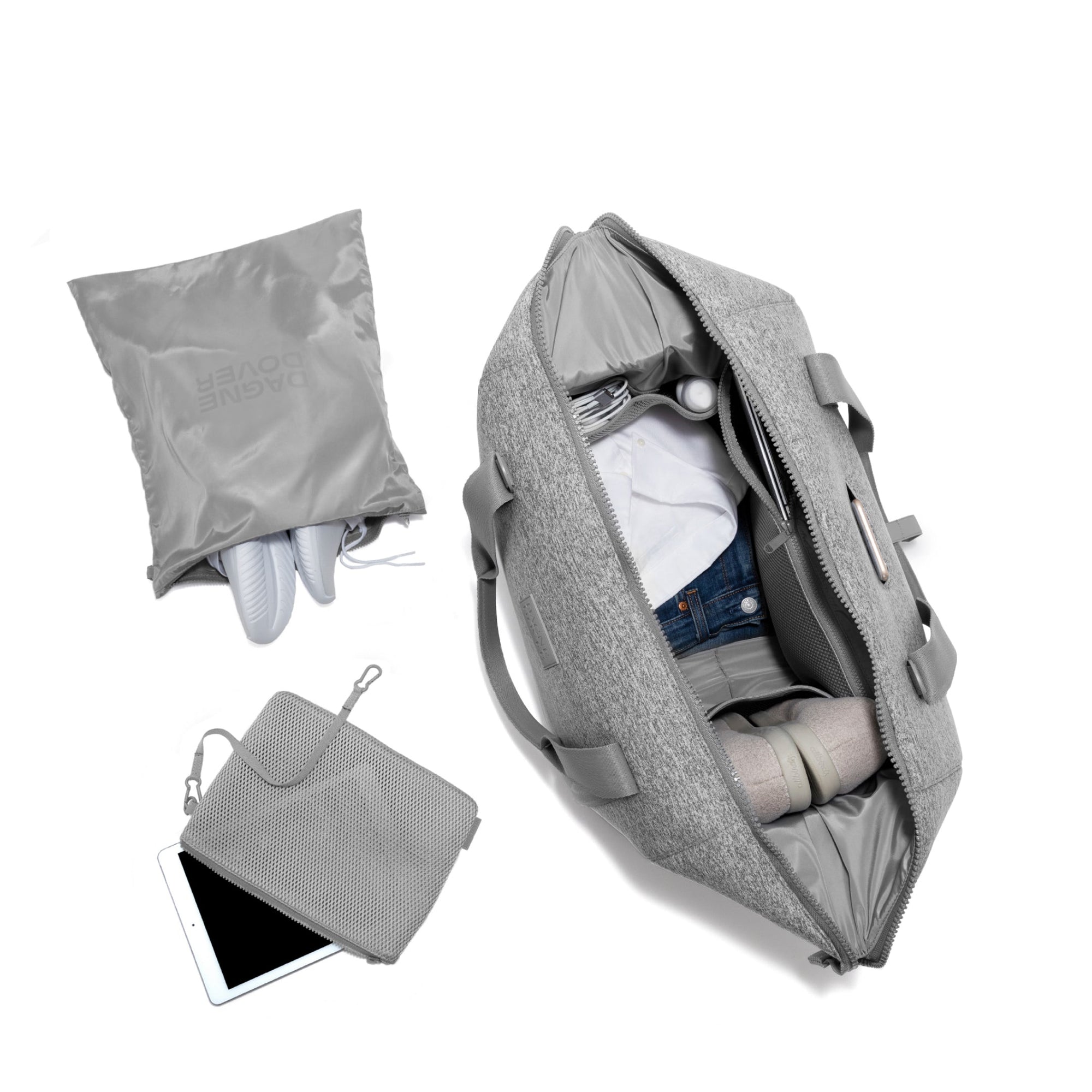 Landon Carryall | Heather Grey | Neoprene | Extra Large