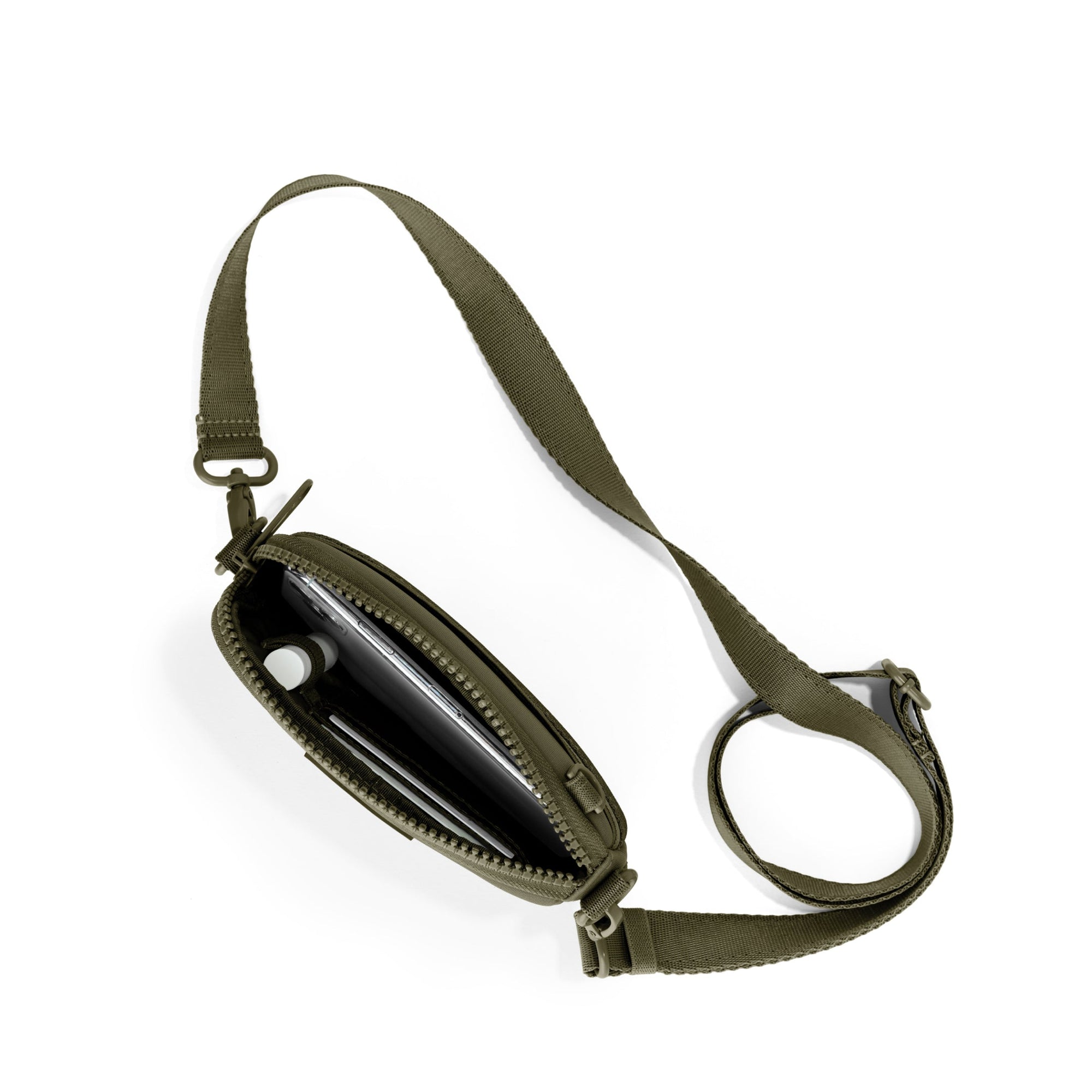 Mara Phone Sling | Dark Moss | Neoprene | One Size