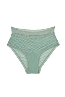 Bella High Waist Brief | Light Jade