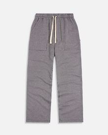 Houndstooth Jacquard Knit Pants | Glacier Gray