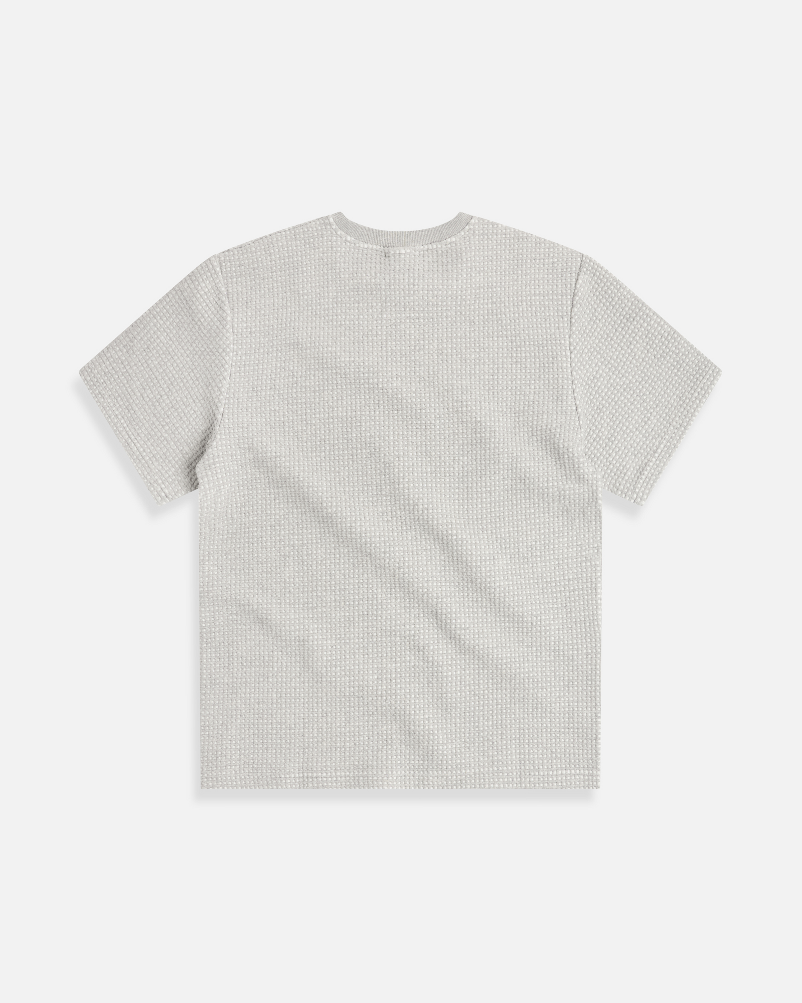 Waffle Oversized Tee | Heather Grey