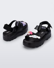 Womens | Kick Off and Hello Kitty Sandal | Black