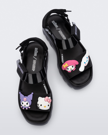 Womens | Kick Off and Hello Kitty Sandal | Black