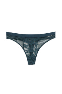 Petunia Thong | Dark Teal