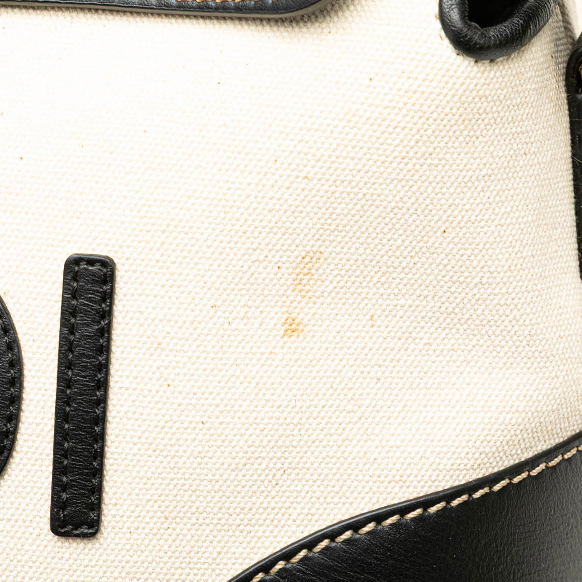 Fendi | Pre-Owned Medium Canvas By The Way Satchel | White/Ivory