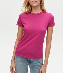 Colleen Classic Crew Tee | Fuchsia