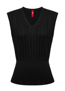 Sleeveless Top | Black