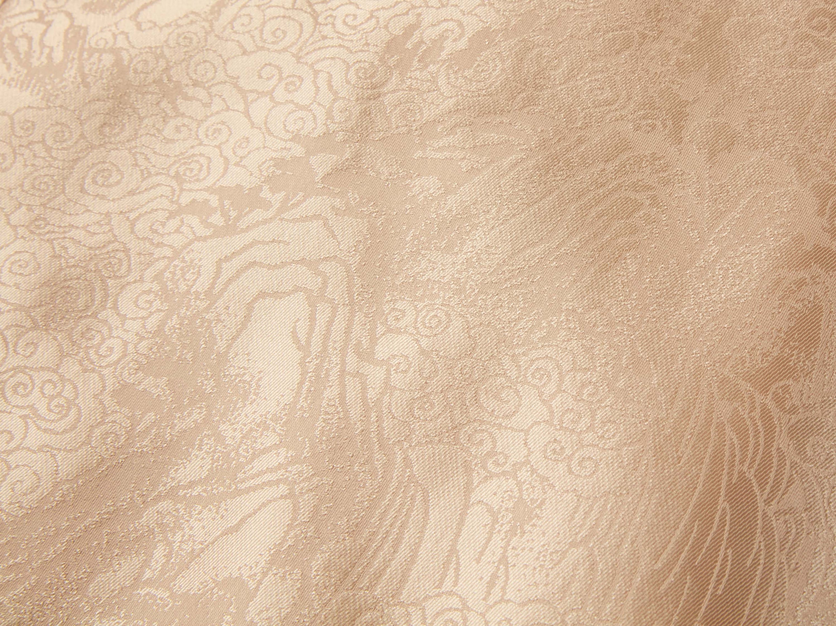 Silk Jacquard Chinese Style Cotton Tops | Khaki