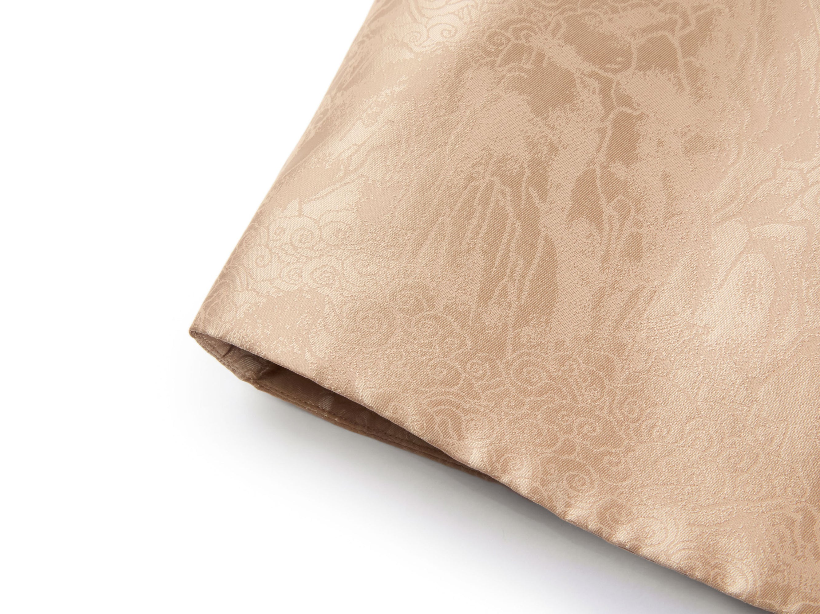 Silk Jacquard Chinese Style Cotton Tops | Khaki