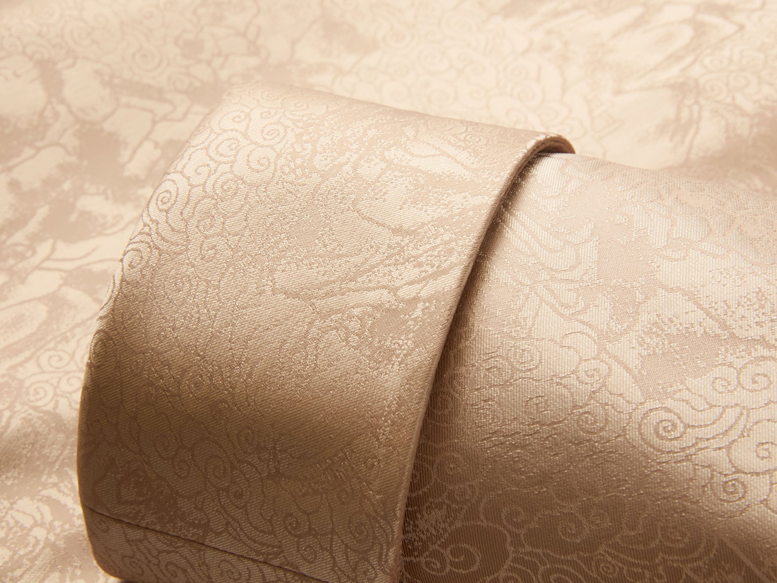 Silk Jacquard Chinese Style Cotton Tops | Khaki