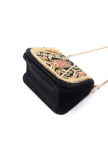 Chain Bag - Small | Black/Gold Multi