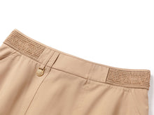 Silk and Wool Skirt | Khaki