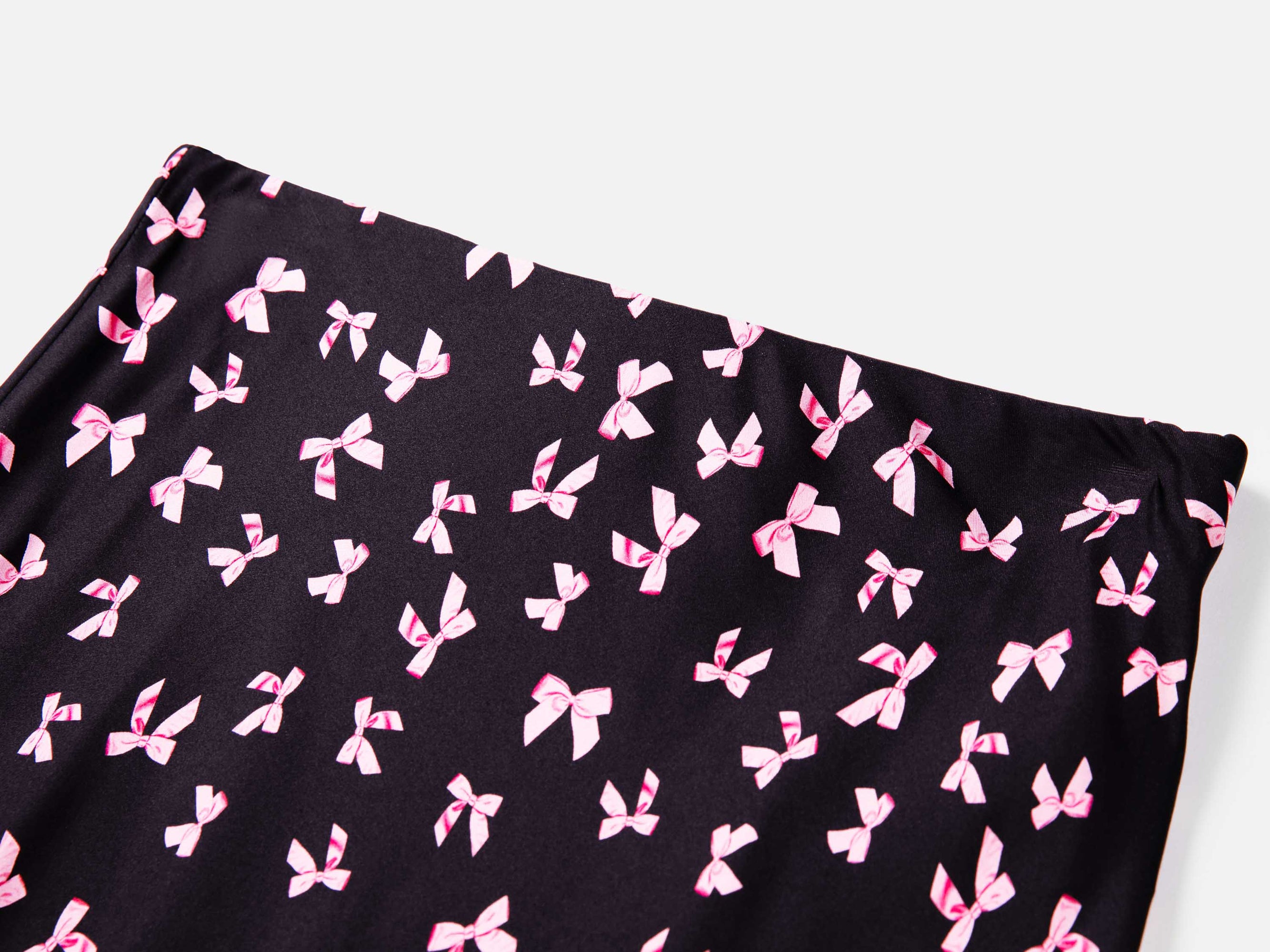 Pattern Midi Skirt | Black