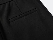 High-waisted Bootcut Pants | Black