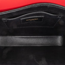 Saint Laurent | Pre-Owned Medium Calfskin Solferino Satchel In Box | Red
