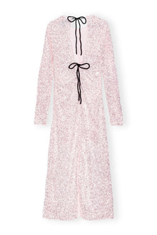 3D Sequins Maxi Dress | Mauve Chalk
