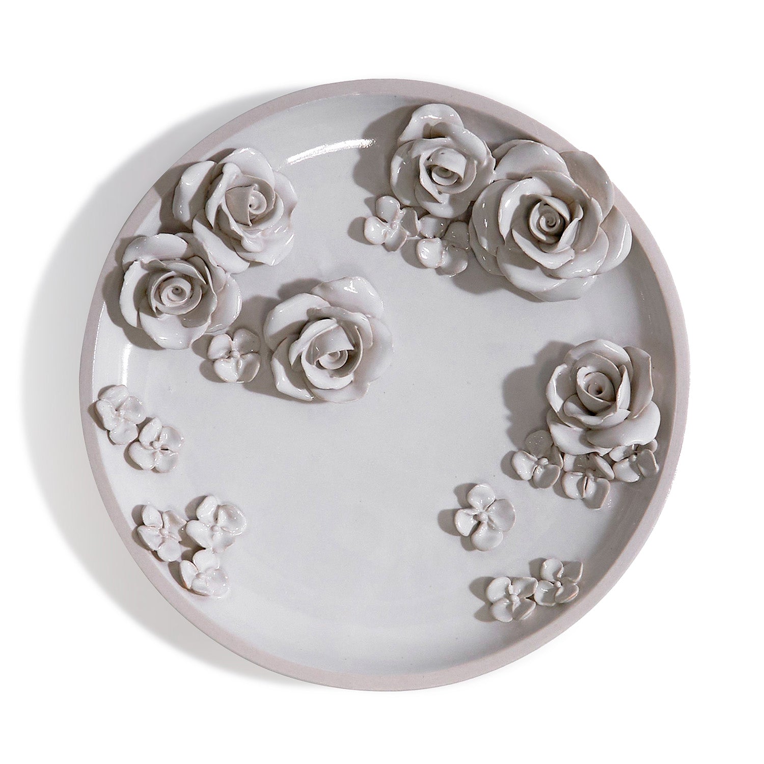 Rosette Tray - Catchall Ceramic Tray