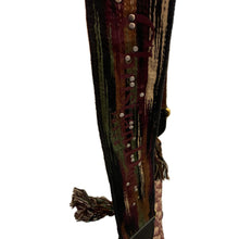 Dior | Pre-Owned Embroidered Canvas Bohemian Fringe Strap | Brown